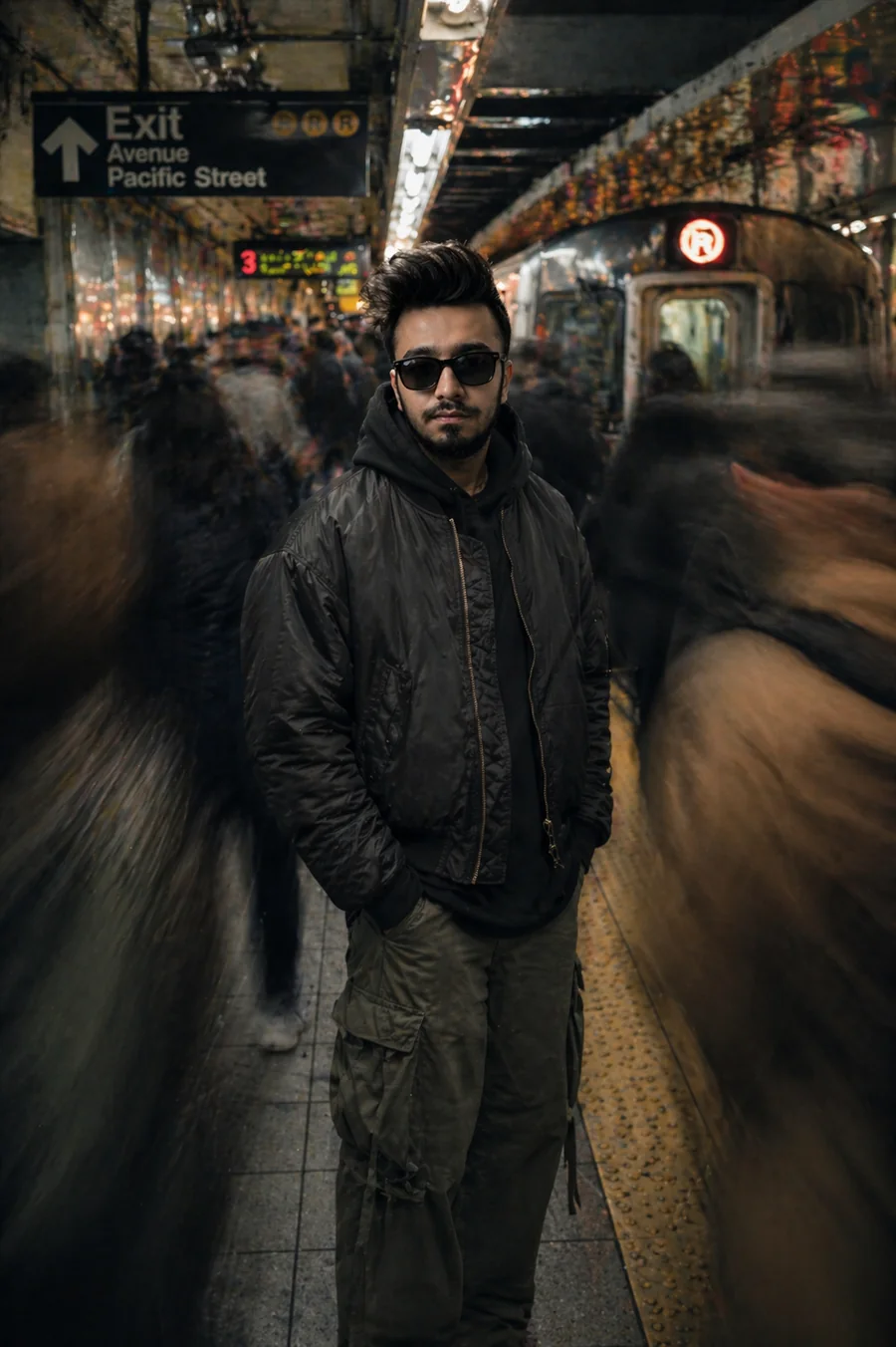 Subway Motion Blur (Boy)