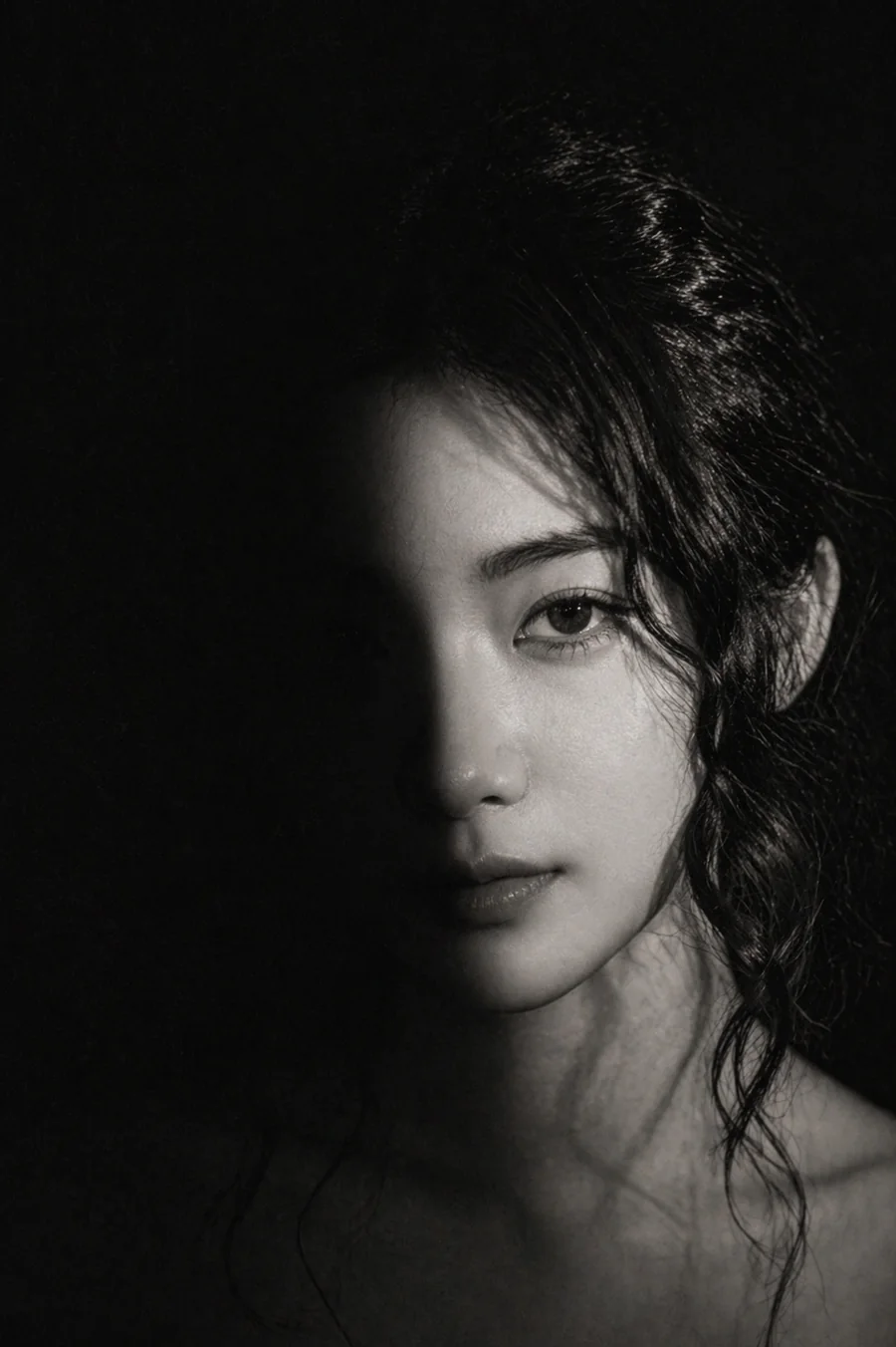 Film Noir Half Shadow (Girl)