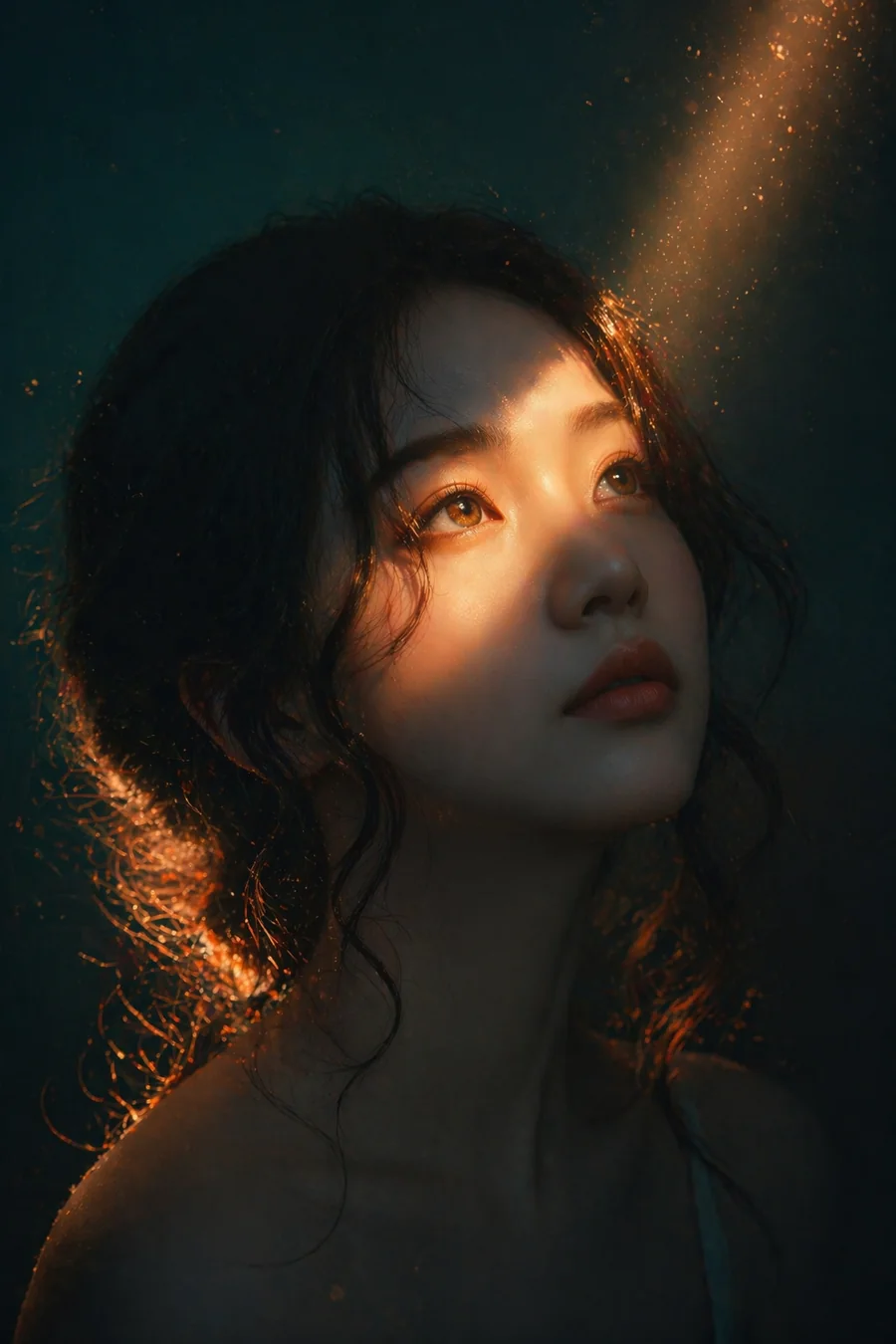 Surreal Light Beam (Girl)